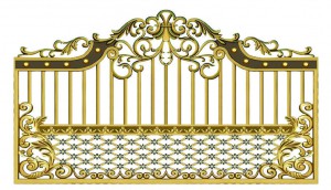 Hàng rào nhôm đúc mẫu HR -045