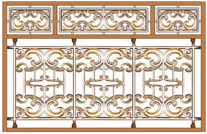 Bông gió nhôm đúc - BG036