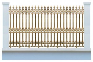 Hàng rào nhôm đúc mẫu HR -017