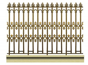 Hàng rào nhôm đúc mẫu HR -020