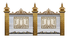 Hàng rào nhôm đúc mẫu HR -030