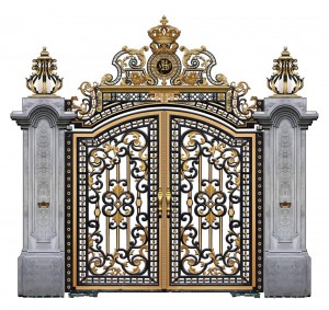 Cổng nhôm đúc mẫu C-095