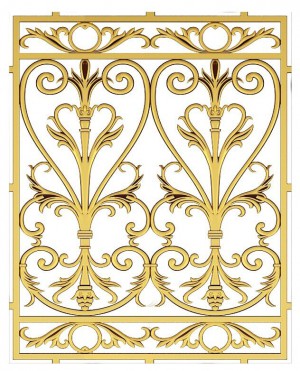 Bông gió nhôm đúc - BG049