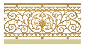 Lan can nhôm đúc - LC010