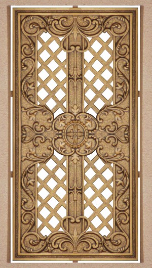 Bông gió nhôm đúc - BG024